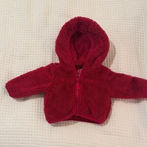 Primary Hot Pink Sherpa Baby Hoodie